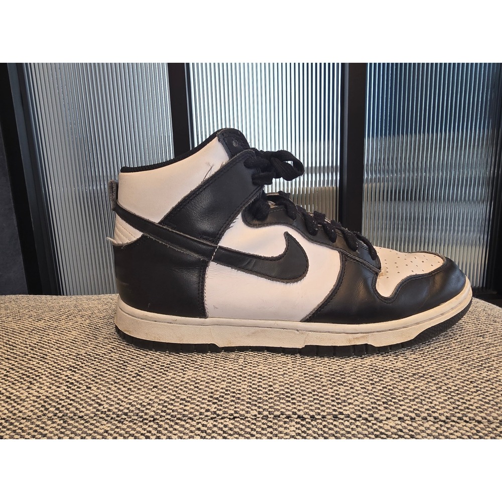Nike Mens Dunk High Sneakers Famous Panda Black and White DD1869-103 US Size 9